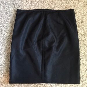 Black pencil skirt